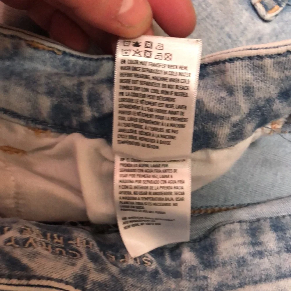 American eagle ne(x)t level stretch curvy super hi-rise leggings distressed - Picture 8 of 9